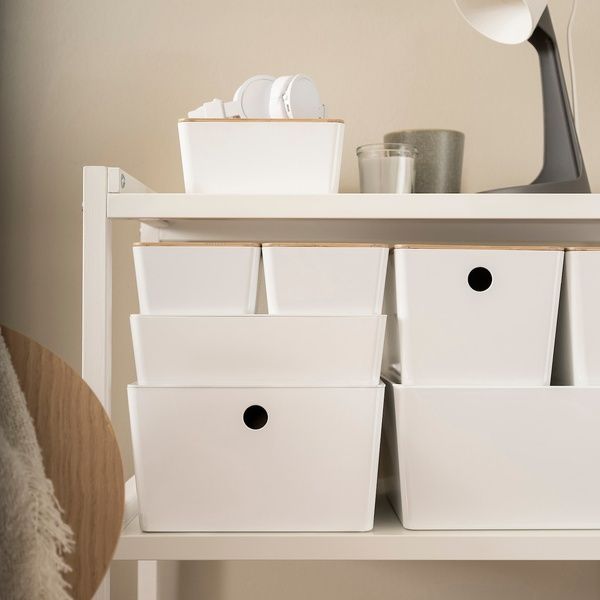 IKEA Контейнер, белый KUGGIS, 705.685.60 70568560 фото
