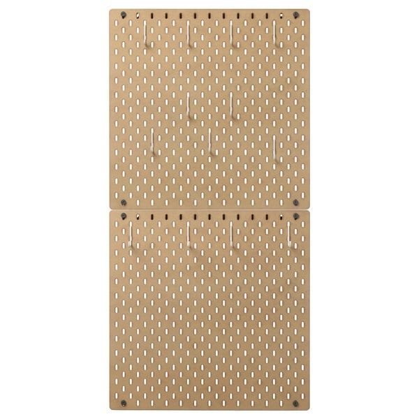 IKEA SKADIS (ІKEA SKADIS), Комбінована перфорована плита, дерево, 56x112 см, 092.170.62 09217062 фото