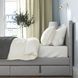 IKEA Кровать мягкая, 4 места для постельного белья, Кабуса светло-серый GLADSTAD, 594.070.12 59407012 фото 3