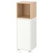 IKEA Комбинация шкафа на ножках, под белый/белый дуб EKET, 392.901.26 39290126 фото 1