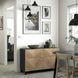 IKEA Комбінація стелажів з дверцятами/шухлядами, чорно-коричневий/шпон дуба Хедевікен/Стуббарп BEST&Aring;, 594.402.24 59440224 фото 2