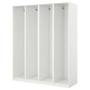 IKEA 4 каркаса шкафа, белые PAX, 298.954.71 29895471 фото