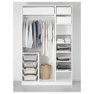 IKEA Гардероб комбінований білий/білий PAX / VIKANES, 493.934.02 49393402 фото
