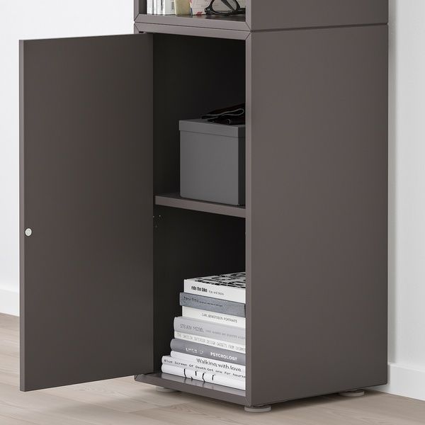 IKEA Комбинация шкафа на ножках, темно-серый EKET, 792.864.48 79286448 фото