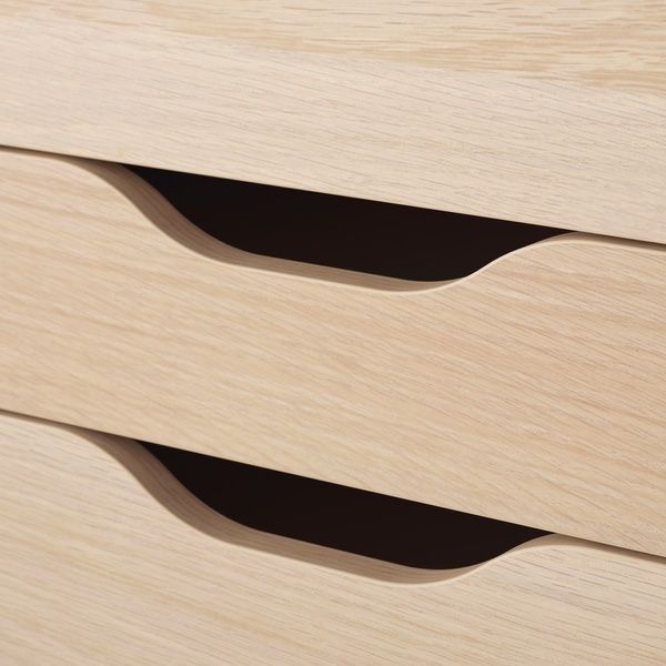 IKEA Письменный стол, белая морилка/имитация. дуб ALEX, 604.735.29 60473529 фото