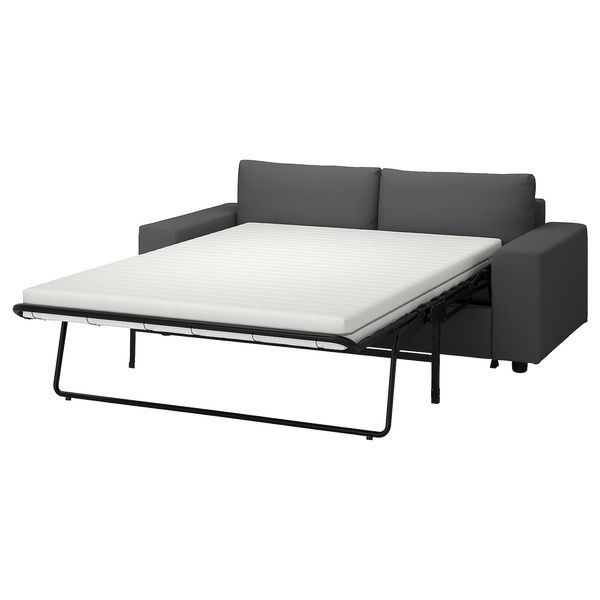 IKEA Диван 2-місний з широкими підлокітниками/Халларп сірий VIMLE, 295.370.48 29537048 фото