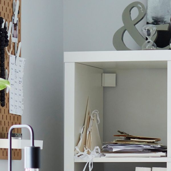 IKEA Книжкова шафа/2 вставки, біла KALLAX, 792.782.93 79278293 фото