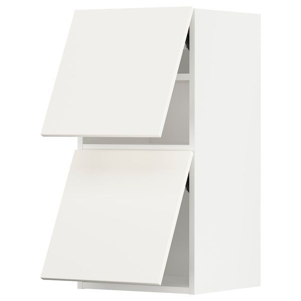 IKEA Настінний рівень, 2 двері, білий/Veddinge білий METOD, 793.930.52 79393052 фото