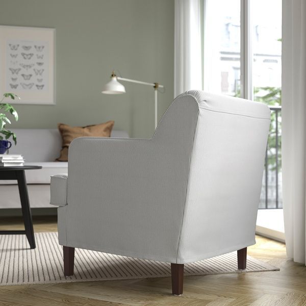 IKEA Кресло, Кловста серо-белый ROCKSJ&Ouml;N, 695.146.91 69514691 фото