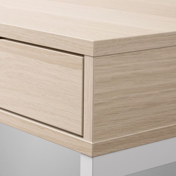 IKEA Письменный стол, белая морилка/имитация. дуб ALEX, 604.735.29 60473529 фото