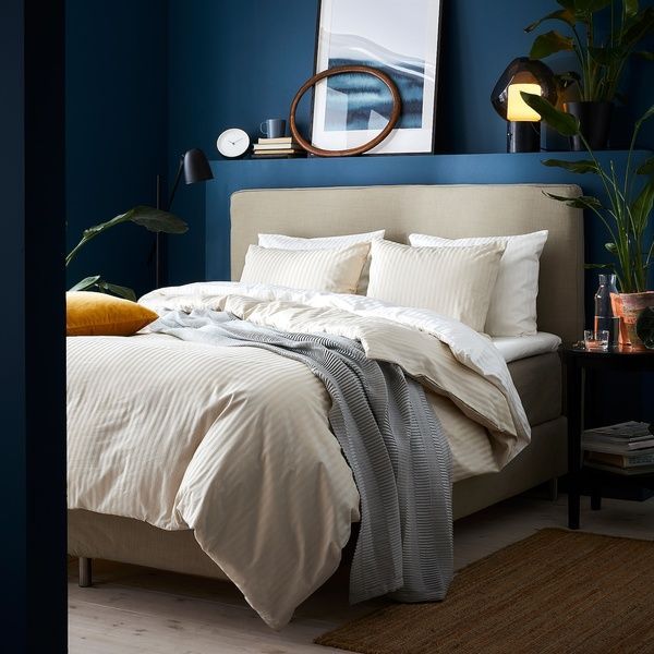 IKEA Пододеяльник и наволочка, светло-бежевый NATTJASMIN, 704.426.17 70442617 фото