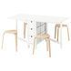 IKEA Стіл та 4 табурета, білий/береза NORDEN / KYRRE, 795.688.29 79568829 фото 1