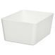 IKEA Контейнер, білий KUGGIS, 605.685.46 60568546 фото 1