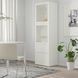 IKEA Книжный шкаф/стеклянная дверь, белый/Лаппвикен белое прозрачное стекло BEST&Aring;, 993.008.58 99300858 фото 1