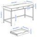 IKEA Письменный стол, белая морилка/имитация. дуб ALEX, 604.735.29 60473529 фото 6