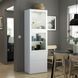 IKEA Книжный шкаф/стеклянная дверь, белый/Лаппвикен белое прозрачное стекло BEST&Aring;, 993.008.58 99300858 фото 4