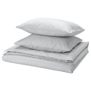 IKEA Підодіяльник і 2 наволочки, сірі PILTANDVINGE, 505.790.84 50579084 фото