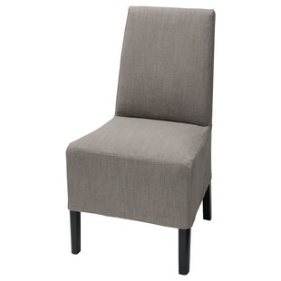 IKEA Чохол на стілець середньої довжини Nolhaga grey/beige BERGMUND, 004.862.33 00486233 фото