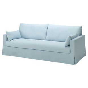 IKEA HYLTARP (ИКЕА ХИЛТАРП), Чехол на 3-местный диван, Киланда бледно-синий, 305.473.10 30547310 фото