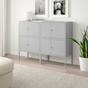 IKEA Комбинация шкафов, серый LIXHULT, 292.791.86 29279186 фото