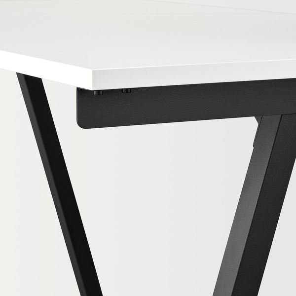 IKEA Письмовий стіл, білий/антрацит TROTTEN, 294.295.53 29429553 фото