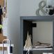 IKEA Стеллаж с 6 вставками, черно-коричневый KALLAX, 892.782.59 89278259 фото 6
