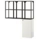 IKEA Книжный шкаф, антрацит/белый ENHET, 193.314.82 19331482 фото 2