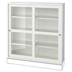 IKEA Шафа-вітрина, біла HAVSTA, 005.292.56 00529256 фото