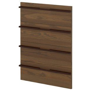 IKEA 4 фасада для посудомоечной машины, темно-коричневый ясеневый шпон Stensta METOD, 995.744.95 99574495 фото