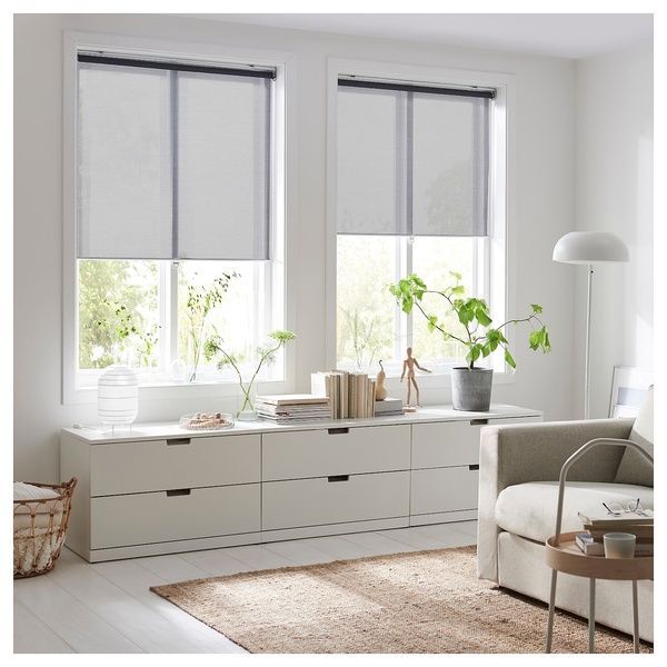 IKEA Рулонна штора, сіра SKOGSKL&Ouml;VER, 703.146.05 70314605 фото
