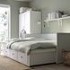 IKEA HEMNES (ИКЕА ХЕМНЭС), Кушетка с 3 ящиками, 2 матрасами, белый/твердый Аготнес, 80x200 см, 794.281.17 79428117 фото 6