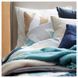 IKEA Плед, бірюзово-сірий KLIPPOXEL, 005.846.29 00584629 фото 5