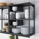 IKEA Вставка для подвесной полки, антрацит ENHET, 704.657.55 70465755 фото 1