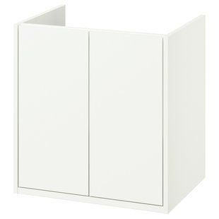 IKEA Шкаф под умывальник с дверцами, белый HAVB&Auml;CK, 805.350.03 80535003 фото