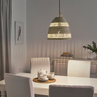 IKEA TORARED (ІKEA ТОРАРЕД), Абажур підвісний, морська трава, 36 см, 204.303.82 20430382 фото