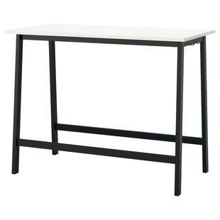 IKEA Стол для переговоров, белый/черный MITTZON, 095.330.32 09533032 фото