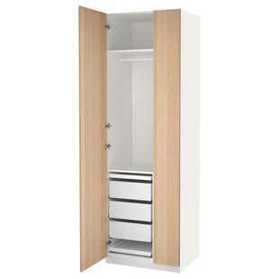 IKEA Гардеробная комбинация, дуб белый/беленый PAX / FORSAND, 594.886.78 59488678 фото