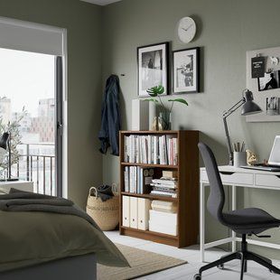 IKEA Книжный шкаф, коричневый орех BILLY, 305.086.48 30508648 фото