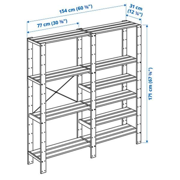 IKEA 2 секції, м'який др HEJNE, 090.314.17 09031417 фото