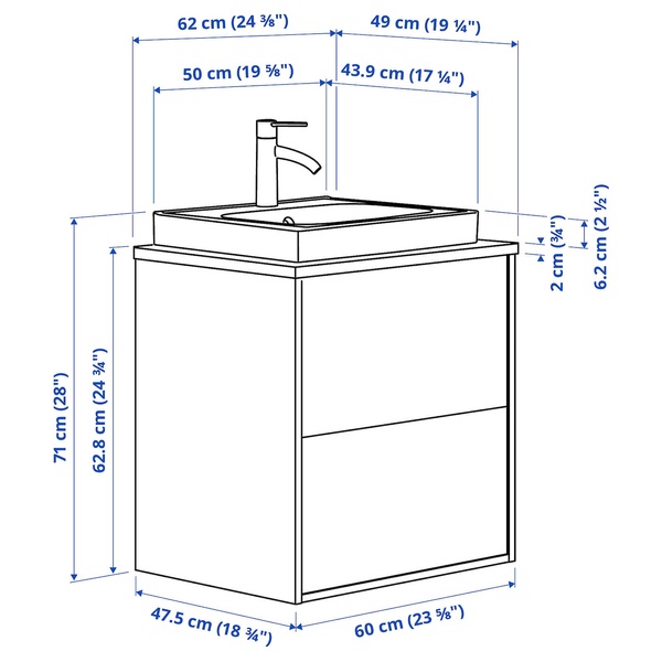 IKEA JATTEBO (ІKEA ДЖАТТЕБО), Кришка модуля 1.5o з контейнером, Сірий тонер, 805.289.60 89521351 фото