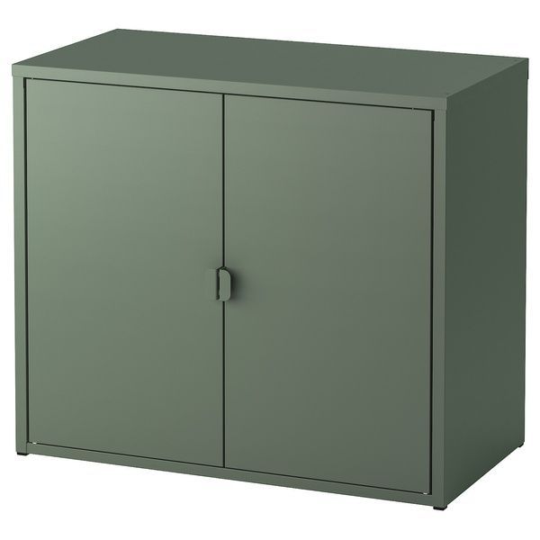 IKEA Шкаф/2 двери, серо-зеленый BROR, 505.473.90 50547390 фото