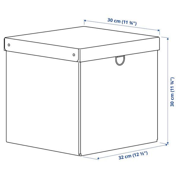 IKEA Контейнер з кришкою, жовтий NIMM, 705.959.45 70595945 фото
