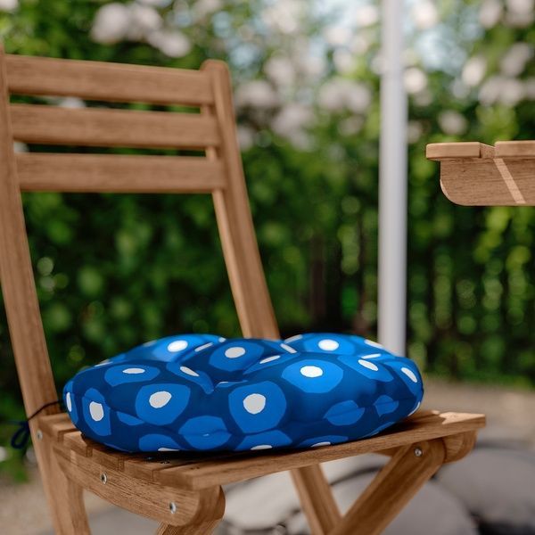 IKEA Подушка для стільця, зовнішня, темно-синя KL&Ouml;SAN, 805.838.19 80583819 фото