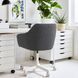 IKEA Обертове крісло Gunnared темно-сірий/білий TOSSBERG / MALSK&Auml;R, 095.082.40 09508240 фото 1