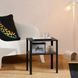 IKEA Тумбочка прикроватная, черный KNARREVIK, 005.763.18 00576318 фото 4