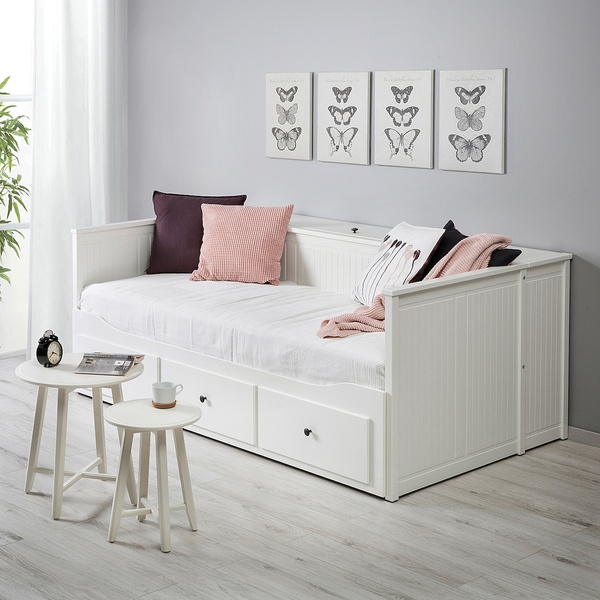 IKEA Контейнер для матраца HEMNES (ІKEA ХЕМНЭС), Контейнер на матрац, білий, 904.623.60 90462360 фото