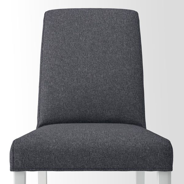 IKEA Стул, белый/Гуннаред средне-серый BERGMUND, 694.815.96 69481596 фото