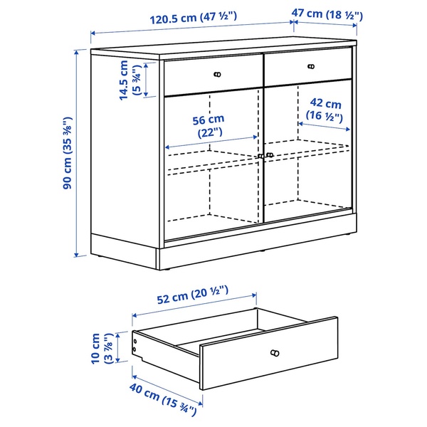 IKEA Тумба, дубовий шпон TONSTAD, 204.892.97 20489297 фото