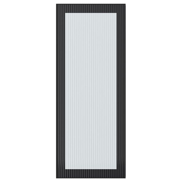 IKEA HEJSTA (ИКЕА ПРИВЕТ), Стеклянная дверь, антрацит/узорчатое стекло, 40x100 см, 605.266.36 60526636 фото