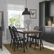 IKEA Стіл та 4 стільці, сосна чорна/чорна DANDERYD / SKOGSTA, 395.680.82 39568082 фото 2
